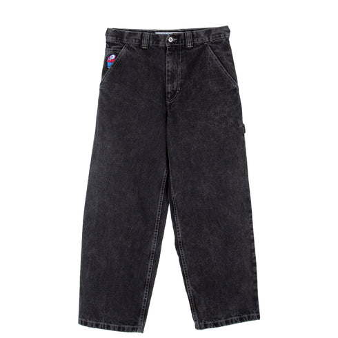 Polar Skate Co Big Boy Work Pants Washed Black POL-BBWP Degli Uberti